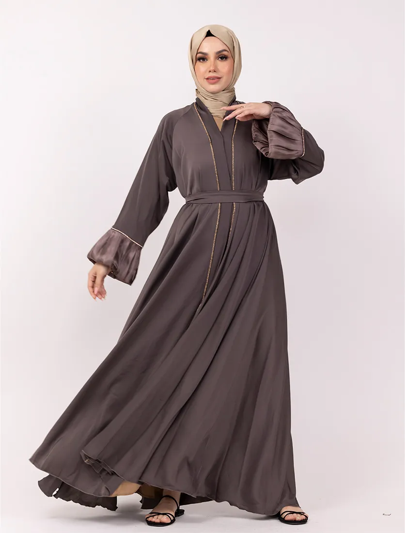 Mauve Regal Charm Abaya